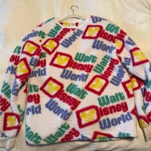 Disney World Retro Logo Fleece